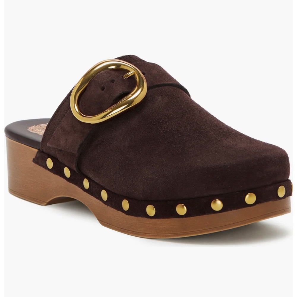 Canzenee Vince Camuto clogs brown sz 61/2 - 37